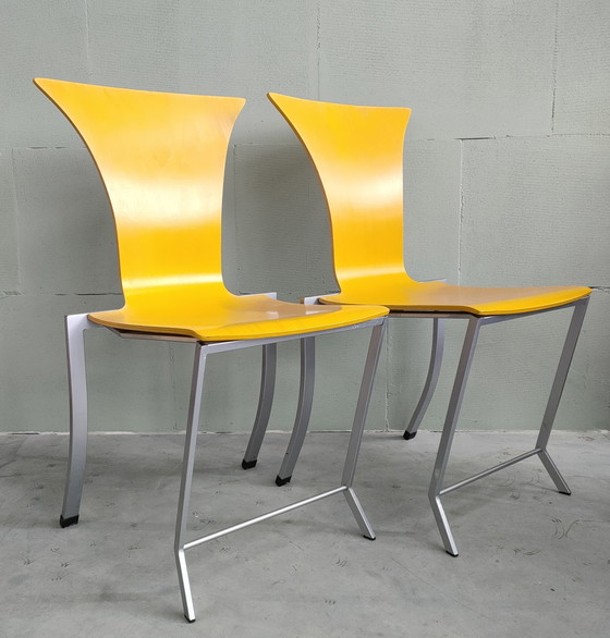 Image 1 of 2X Design Karl- Friedrich Förster (Kff) Dining Chairs