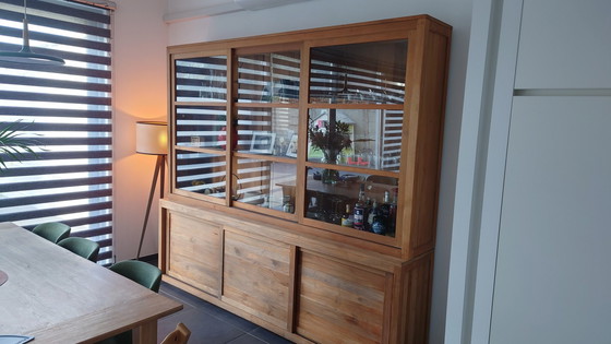 Image 1 of Modern Teak Display Cabinet