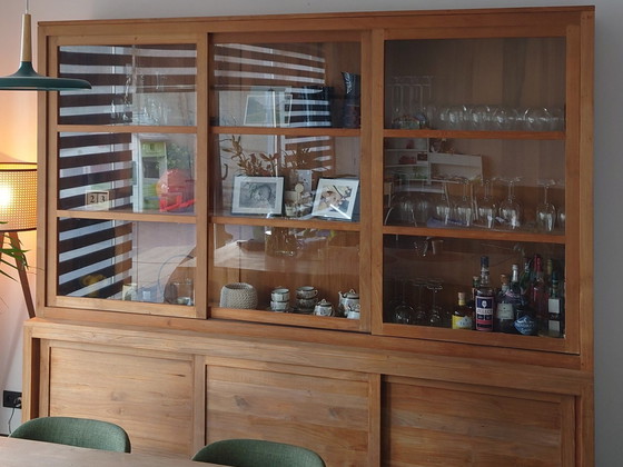 Image 1 of Modern Teak Display Cabinet