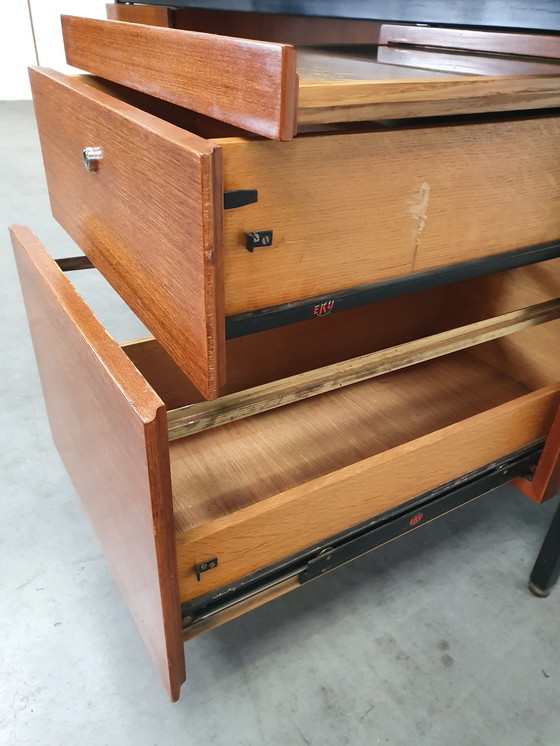 Image 1 of Knoll De Coene desk teak bureau 50's