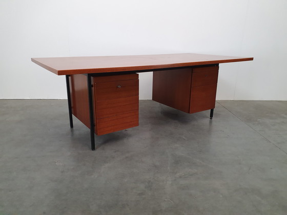 Image 1 of Knoll De Coene desk teak bureau 50's