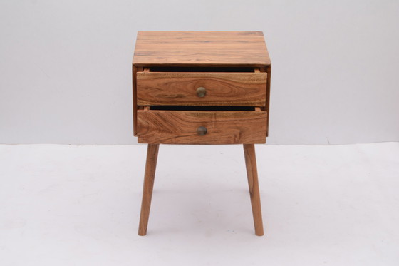 Image 1 of Bedside table with drawer