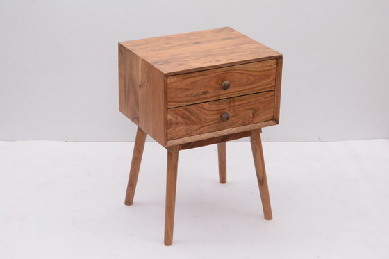 Image 1 of Bedside table with drawer