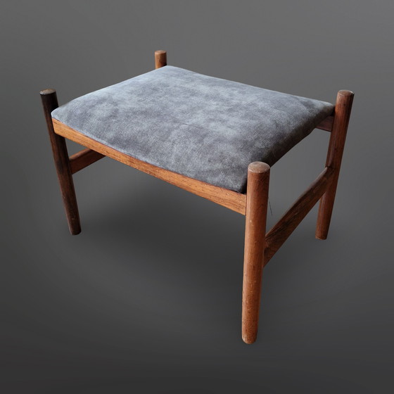 Image 1 of Mid - Century ottoman by Hugo Frandsen, Denmark 1960s