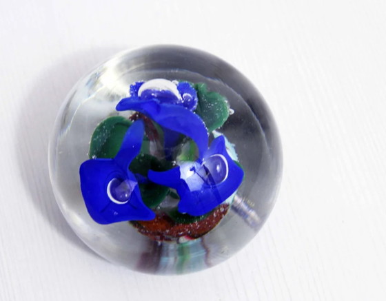 Image 1 of Nice glass sulphide paperweight