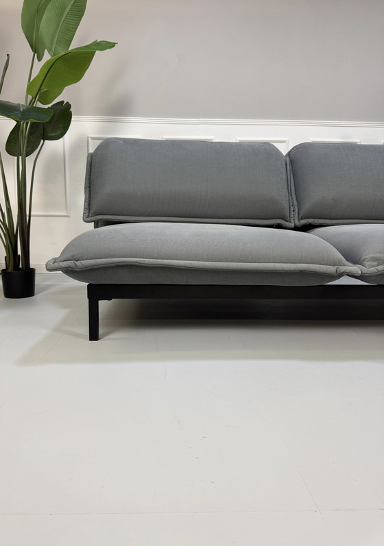 Image 1 of Rolf Benz Nova Designer Sofa Couch Gray Sleeping Function