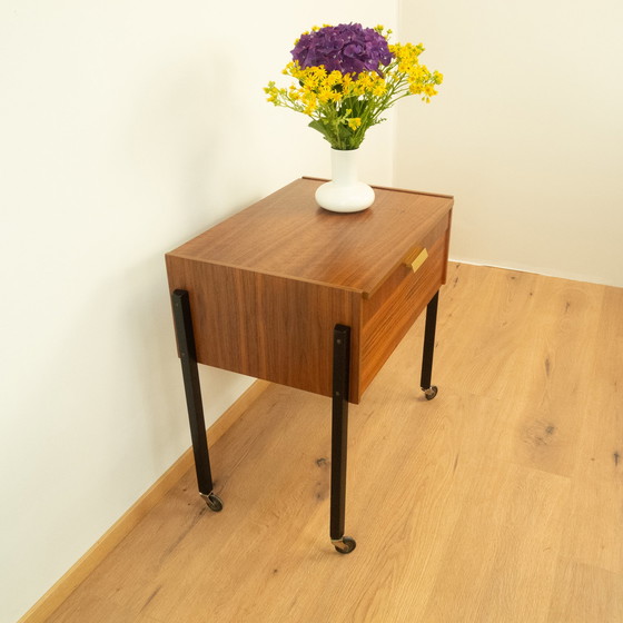 Image 1 of Rolling sewing box, walnut, beech, 1960s