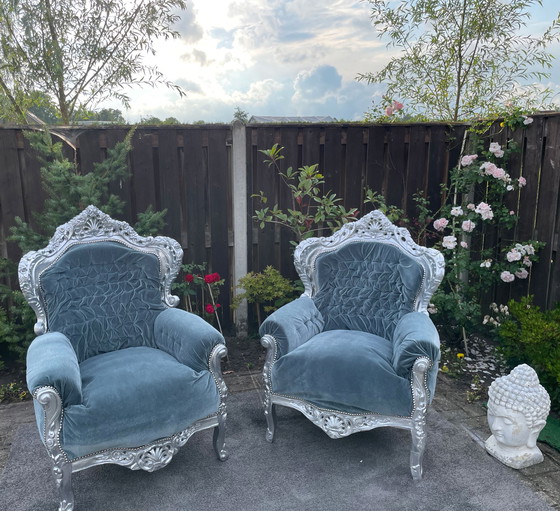 Image 1 of Casa Padrino King and Queen Seat Set