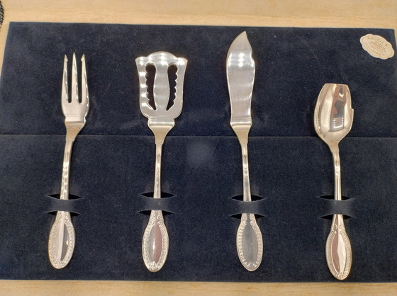 Image 1 of 4-Piece silver Hors D'oeuvre set, Greggio / Tencarola