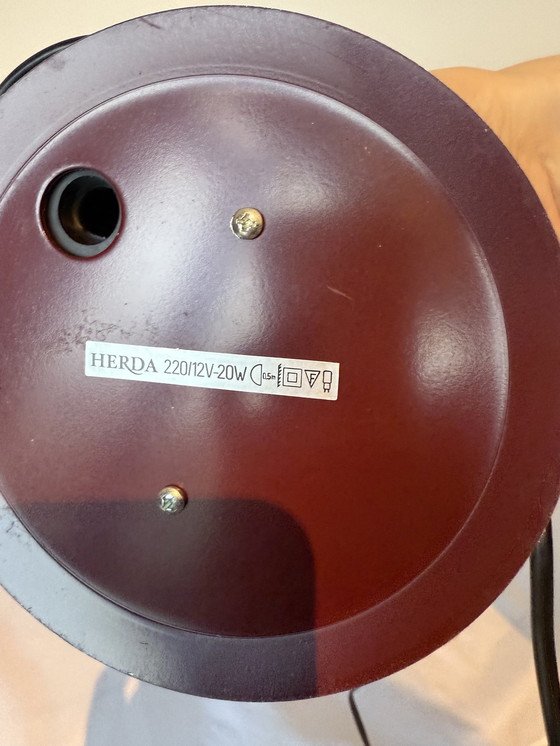 Image 1 of Herda Desk Lamp Bordeaux