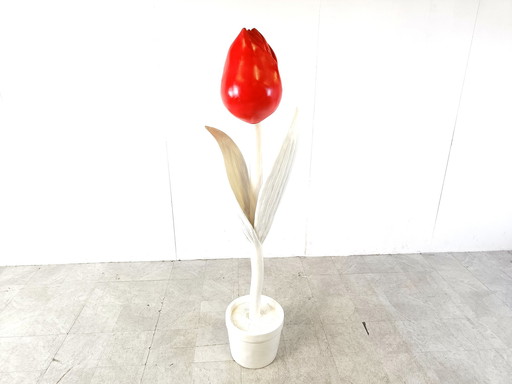 Large decorative tulip