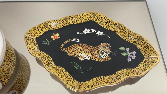 Image 1 of Lynn Chase porcelain set panther