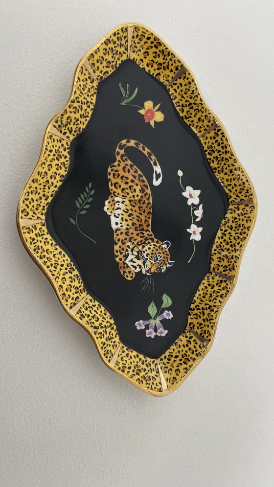 Image 1 of Lynn Chase porcelain set panther