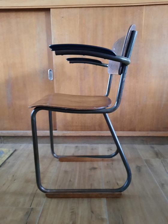 Image 1 of Vintage tube frame chair