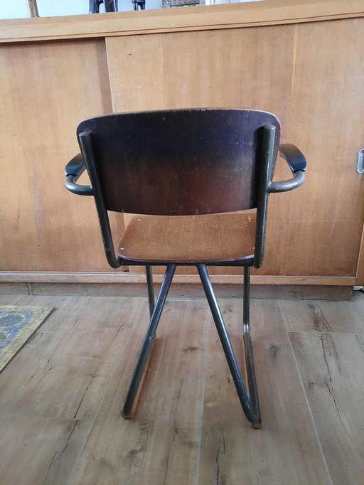 Vintage tube frame chair