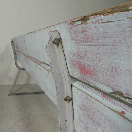 Image 1 of Tough, industrial bench, 2 meters long, 1960s