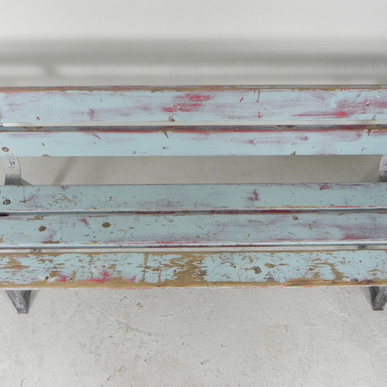 Image 1 of Tough, industrial bench, 2 meters long, 1960s