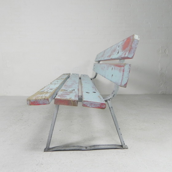 Image 1 of Tough, industrial bench, 2 meters long, 1960s