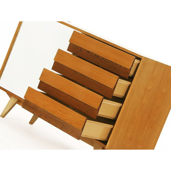 Image 1 of Vintage sideboard with white door by Jiri Jiroutek for Interier Praha, Czech 1960