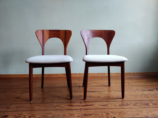 Danish dining room chairs by Niels Koefoed for Koefoeds Hornslet, Set of 4