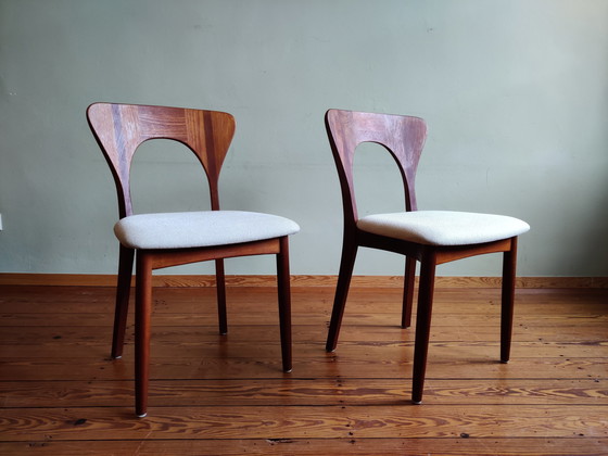 Image 1 of Danish dining room chairs by Niels Koefoed for Koefoeds Hornslet, Set of 4