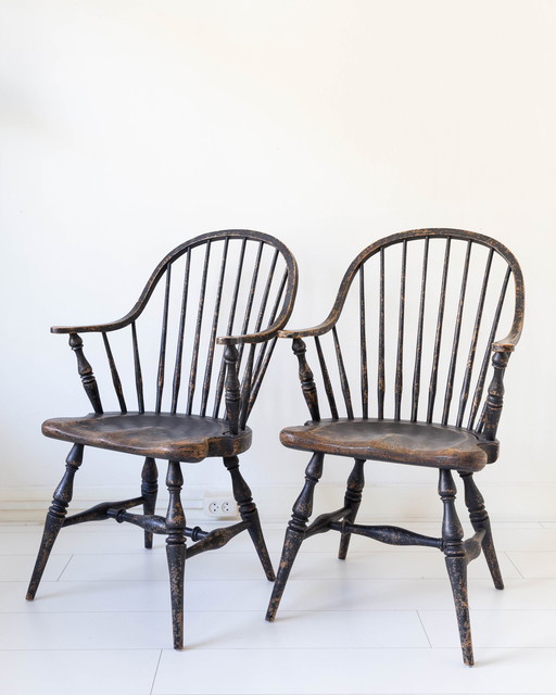 Set Of Two Windsor Chairs