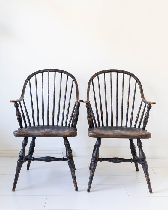 Image 1 of Set Of Two Windsor Chairs