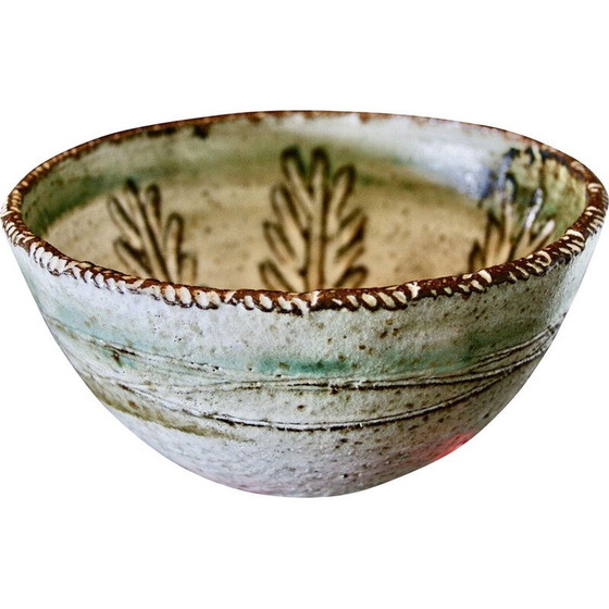 Image 1 of Vintage ceramic salad bowl by Albert Thiry, France 1960