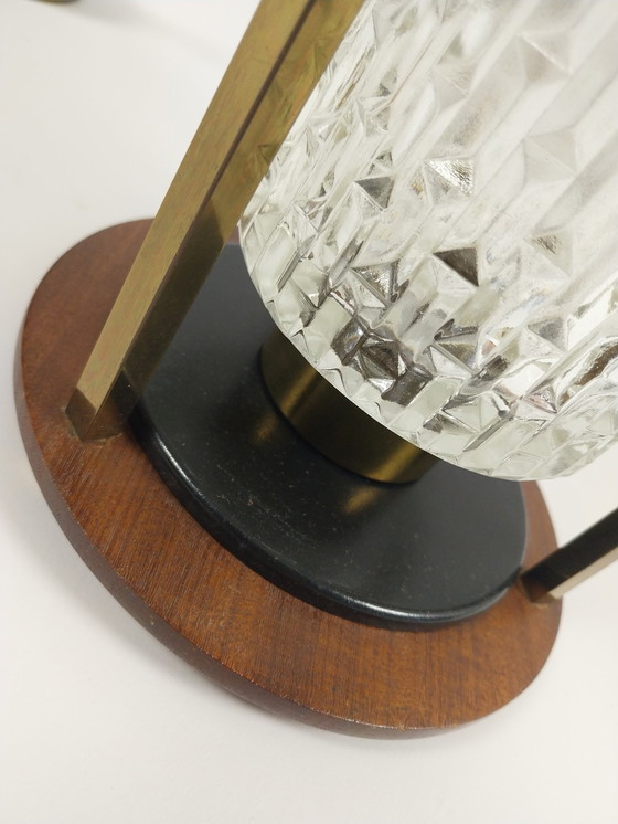 Image 1 of Lanterna vintage in teak, Francia 1960