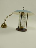 Vintage Lantern Of Teak, France 1960