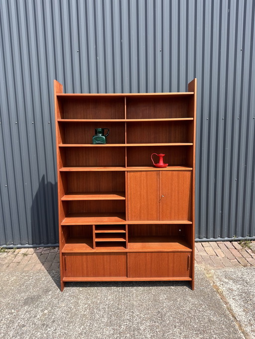 Vintage teak bookcase