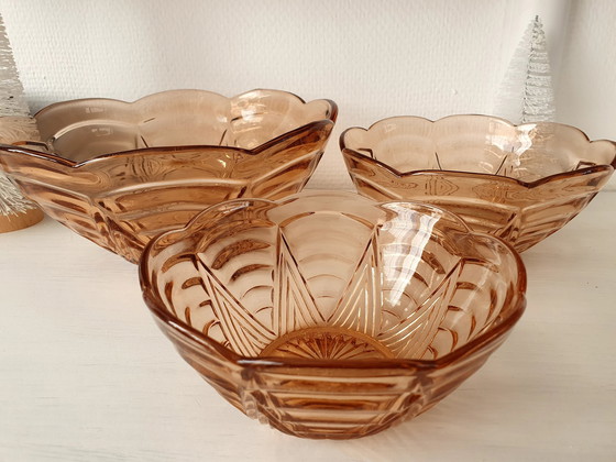 Image 1 of Art Deco Salad Bowl - Made In Belgium