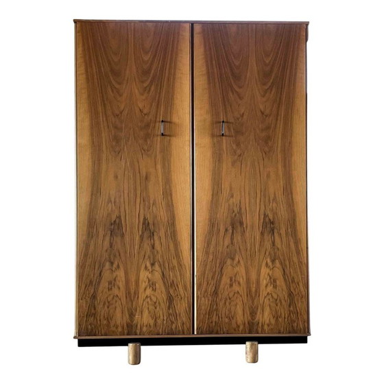 Image 1 of Vintage 813 "Ovunque" walnut cabinet by Gianfranco Frattini for Bernini, 1963