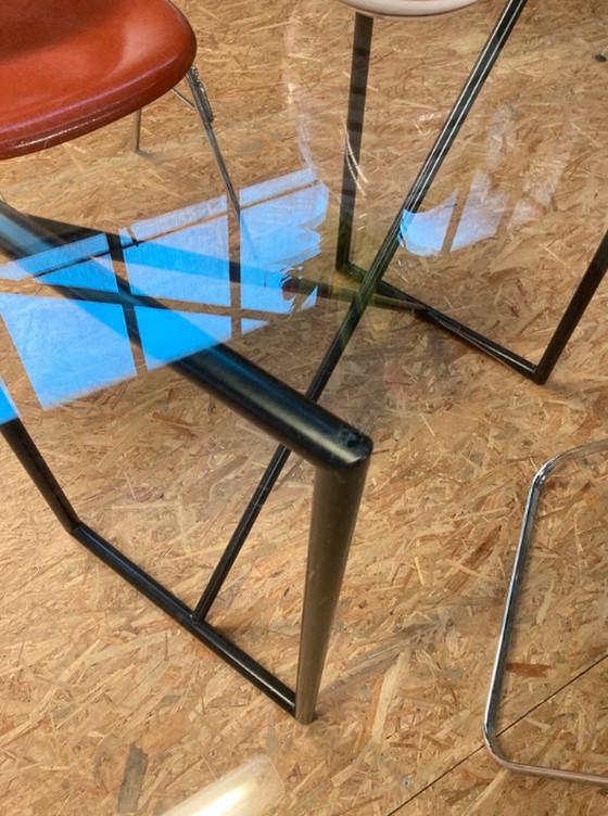 Image 1 of Bieffeplast - Table de salle à manger en verre de R. Kinsman