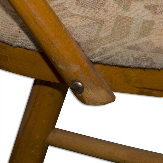 Image 1 of Set of 4 vintage beechwood chairs by Antonín Šuman for Mier, 1960