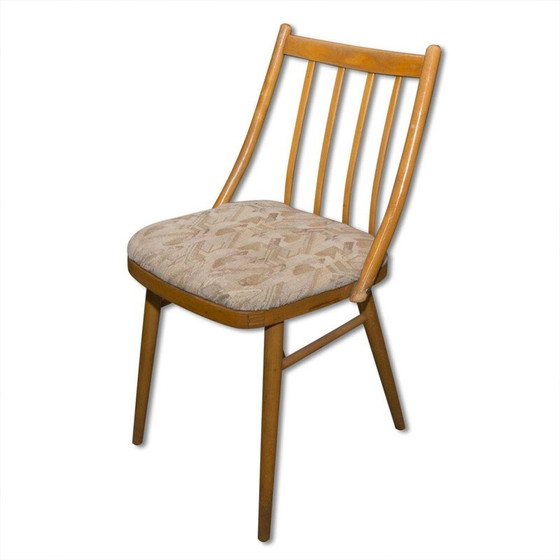 Image 1 of Set of 4 vintage beechwood chairs by Antonín Šuman for Mier, 1960
