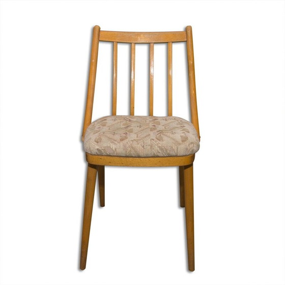 Image 1 of Set of 4 vintage beechwood chairs by Antonín Šuman for Mier, 1960