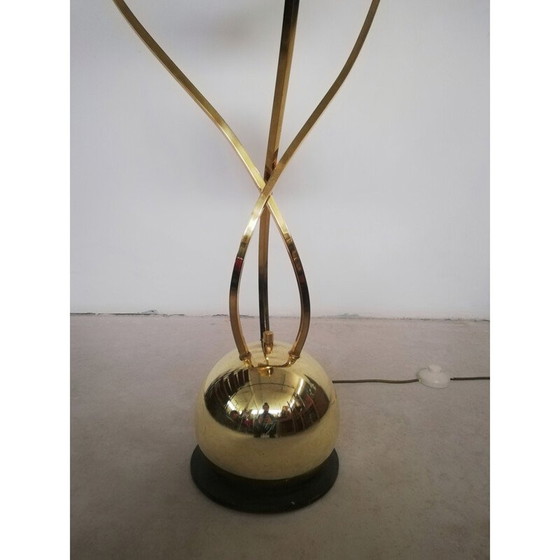 Image 1 of Vintage brass-plated lamp by Carlo Giorgi for Bottega Gadda, 1970