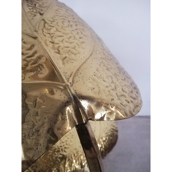 Image 1 of Vintage brass-plated lamp by Carlo Giorgi for Bottega Gadda, 1970
