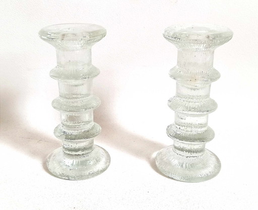 Pair of Timo Sarpaneva candlesticks 1960s Height 14.5 cm