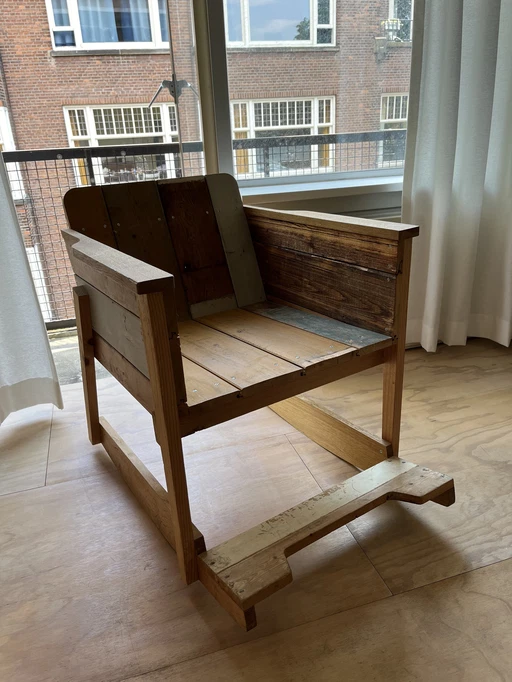 Chaise à bascule Piet Hein Eek