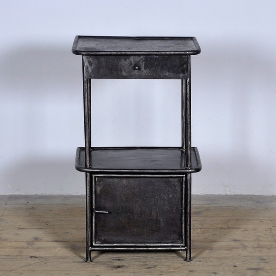 Image 1 of Iron Nightstand, 1910’S