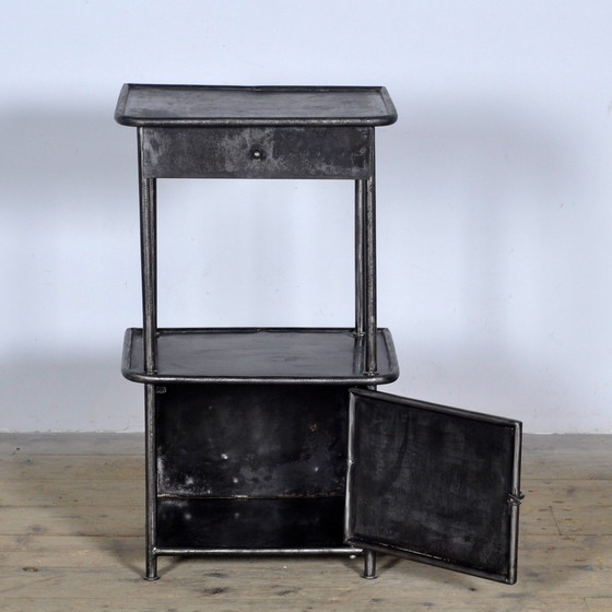 Image 1 of Iron Nightstand, 1910’S