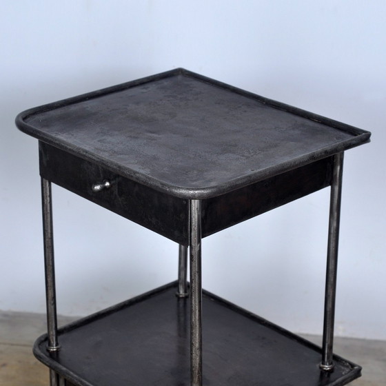 Image 1 of Iron Nightstand, 1910’S