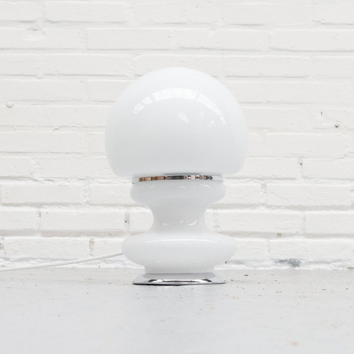 Space Age Italian Glass Table Lamp '70S