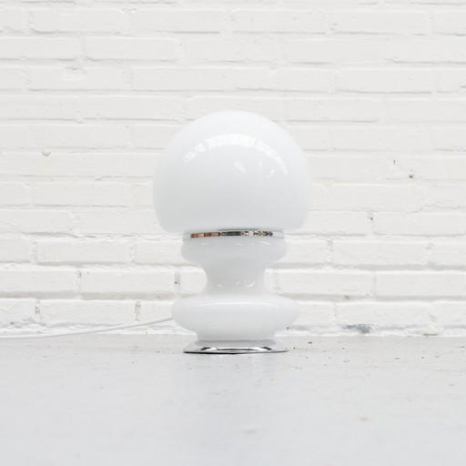 Space Age Italian Glass Table Lamp '70S