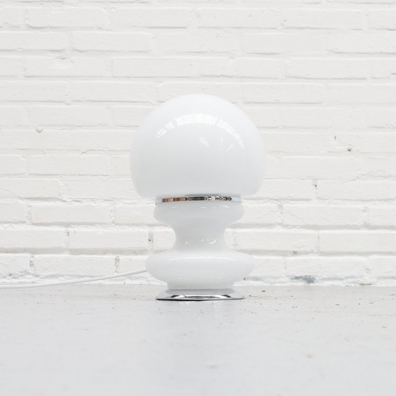 Image 1 of Space Age Italian Glass Table Lamp '70S