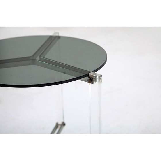 Image 1 of Vintage acrylic glass side table