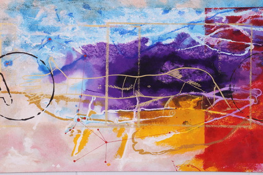 Screen print on panel by Piotr Konkel W61