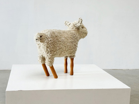 Image 1 of 1970's ottoman sheep attr. to Hanns-Peter Krafft for Meier